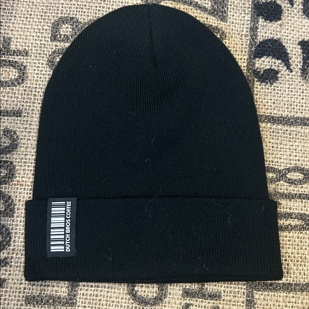 ☀️Dutch Bros Beanie Cuff Coffee Barista new